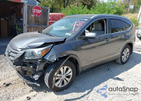 2013 Honda Cr-V Ex-L z USA, uszkodzony, nr VIN 2HKRM4H77DH619160